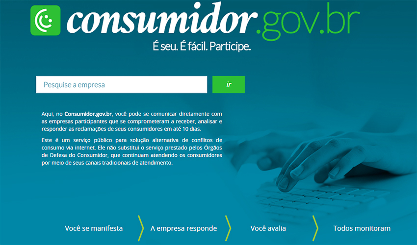 Consumidor.gov.br resolve 80% dos problemas entre clientes e empresas