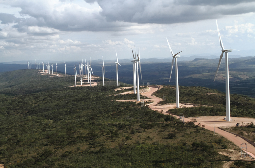 Bahia ocupa a terceira posição do país em produção de energia eólica