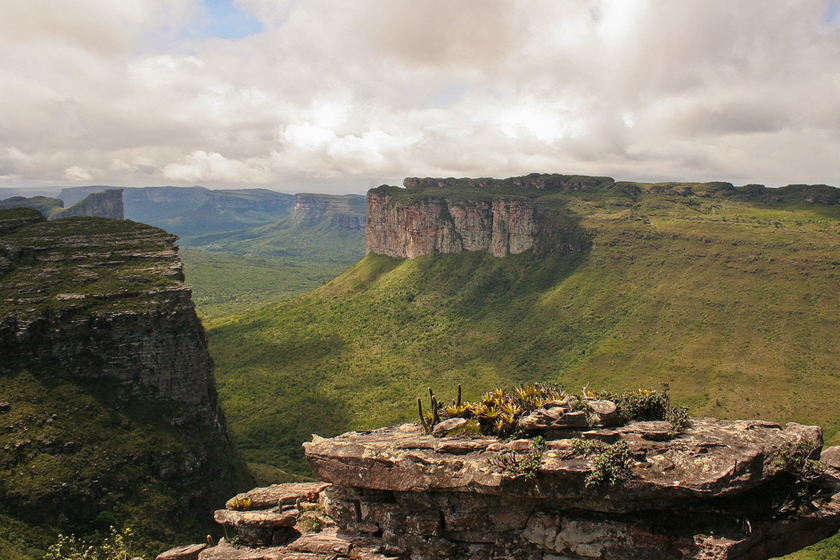 Expedicionários no topo da Chapada Diamantina