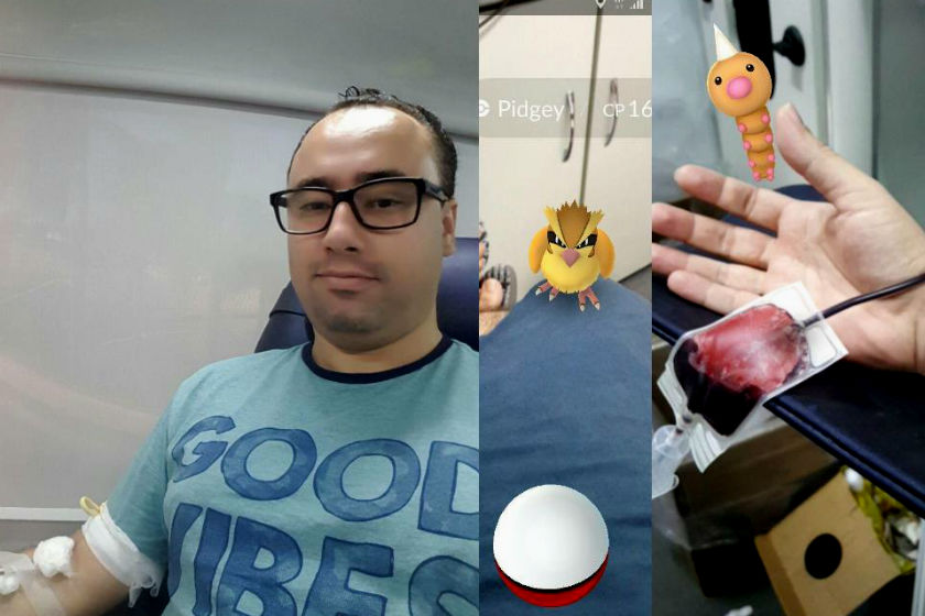 Coisas sobre ser ‘mestre Pokemón’ e doar sangue