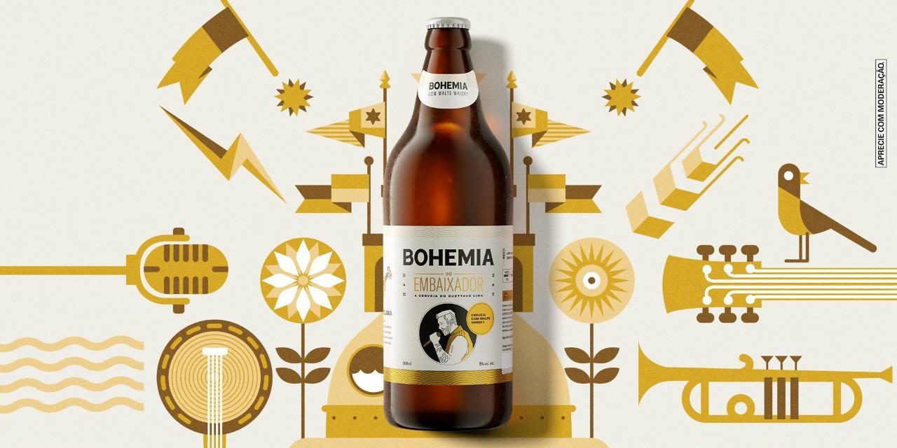 Cervejaria Bohemia lança rótulo especial: Bohemia do Embaixador