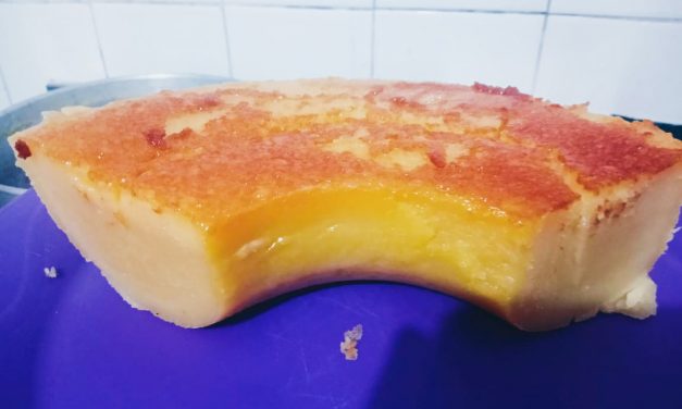 BOLO DE LEITE COM GUARANÁ: ficha no caixa