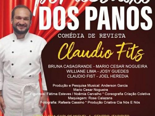 Claudio Fits retorna aos palcos com turnê nacional e começa pelo estado de Minas Gerais