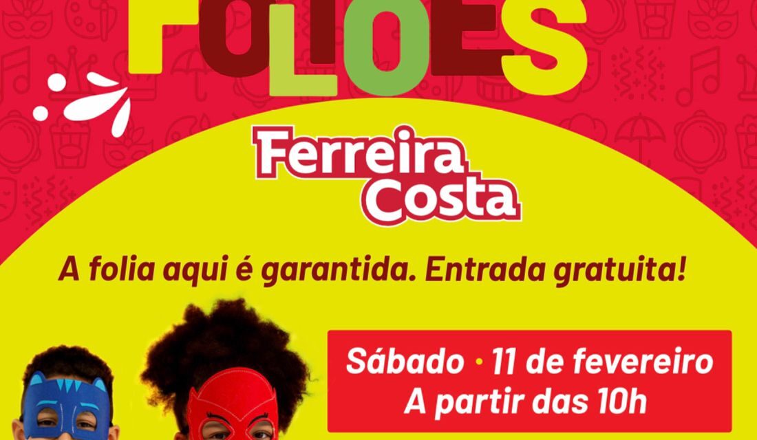 Carnaval: bailinho gratuito na Ferreira Costa