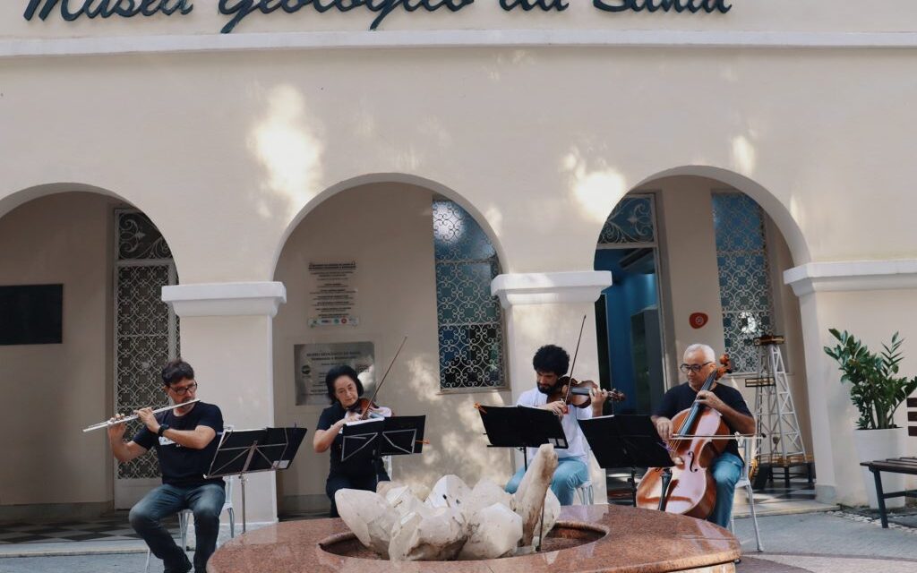 Camerata Quarteto Novo se apresenta no Museu Geológico na próxima quarta (09), às 15h