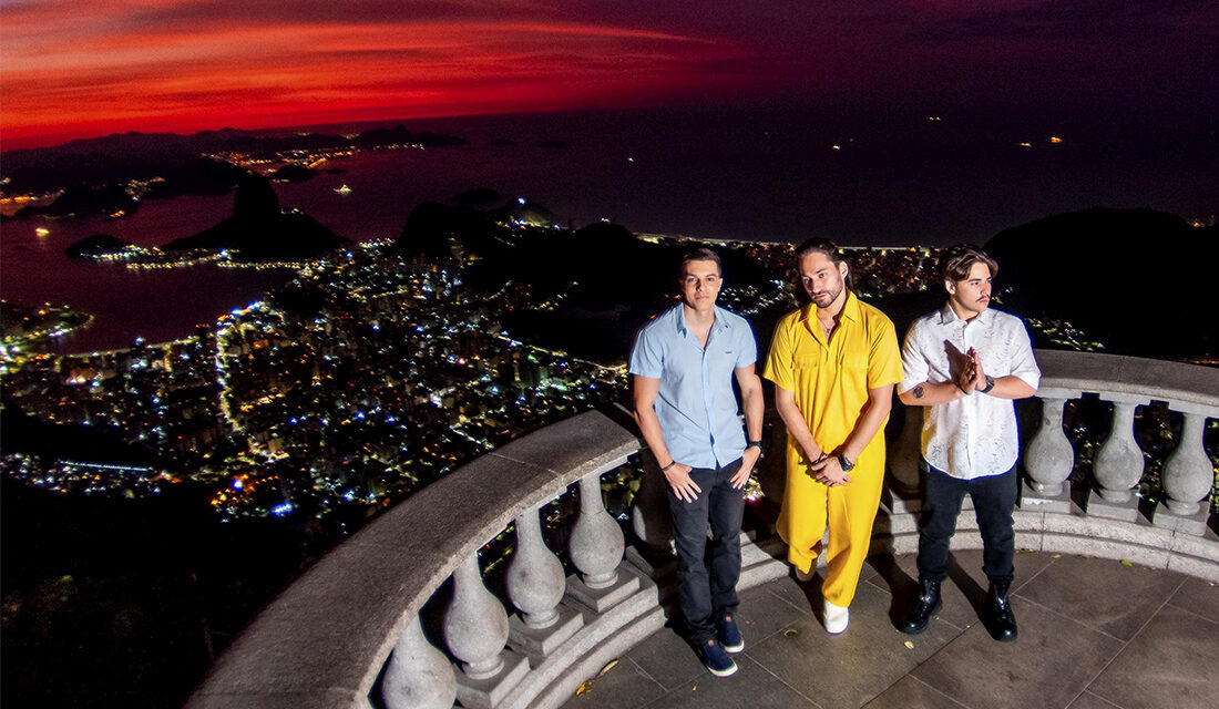 Em homenagem ao Setembro Amarelo, DJs Marcel Sgarioni e Fabio Lopes levam as batidas da música eletrônica para o Cristo Redentor