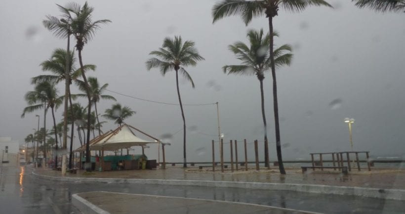 Salvador terá fim de semana com previsão de chuva