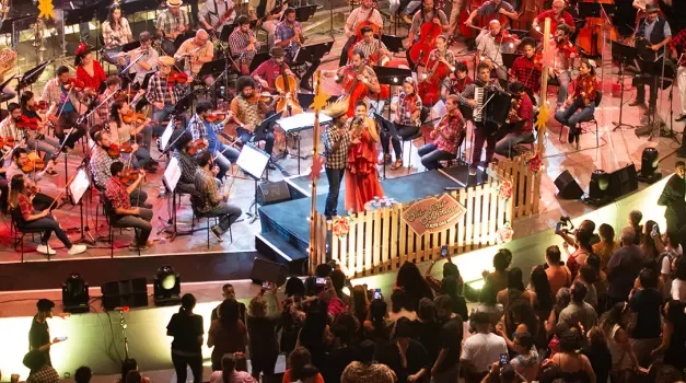 São João Sinfônico da OSBA homenageia Dominguinhos na Concha Acústica do TCA