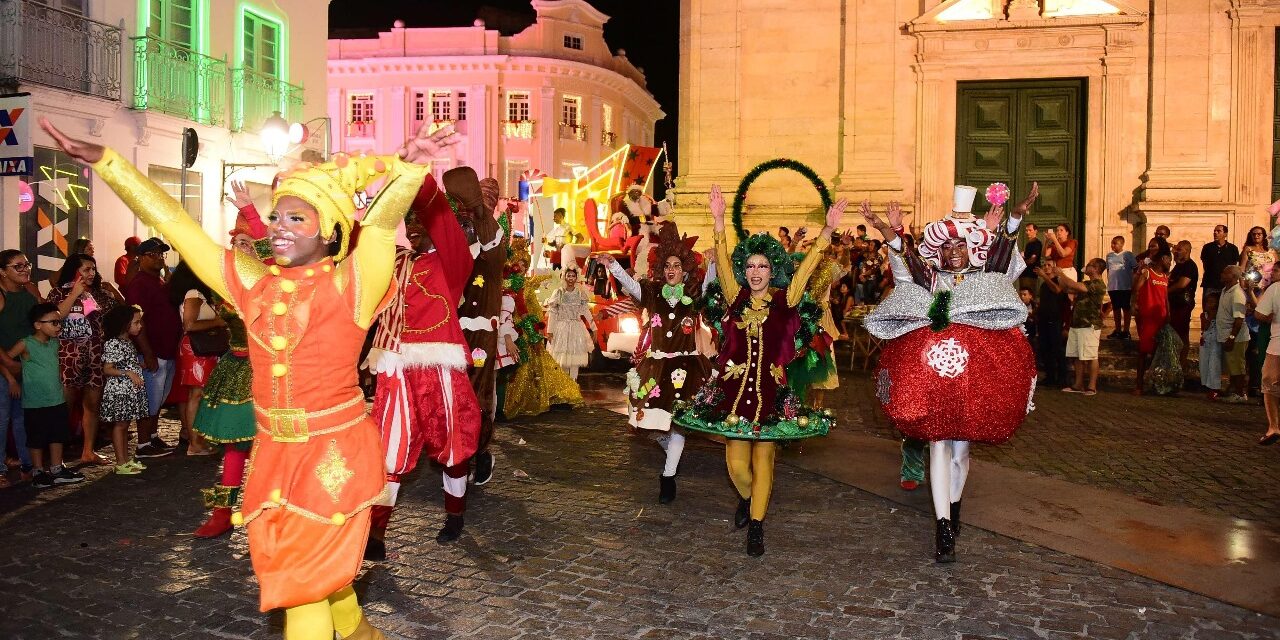 Natal Salvador levará ao Centro Histórico túnel cenográfico, atrações musicais e desfiles a partir de sábado (7)