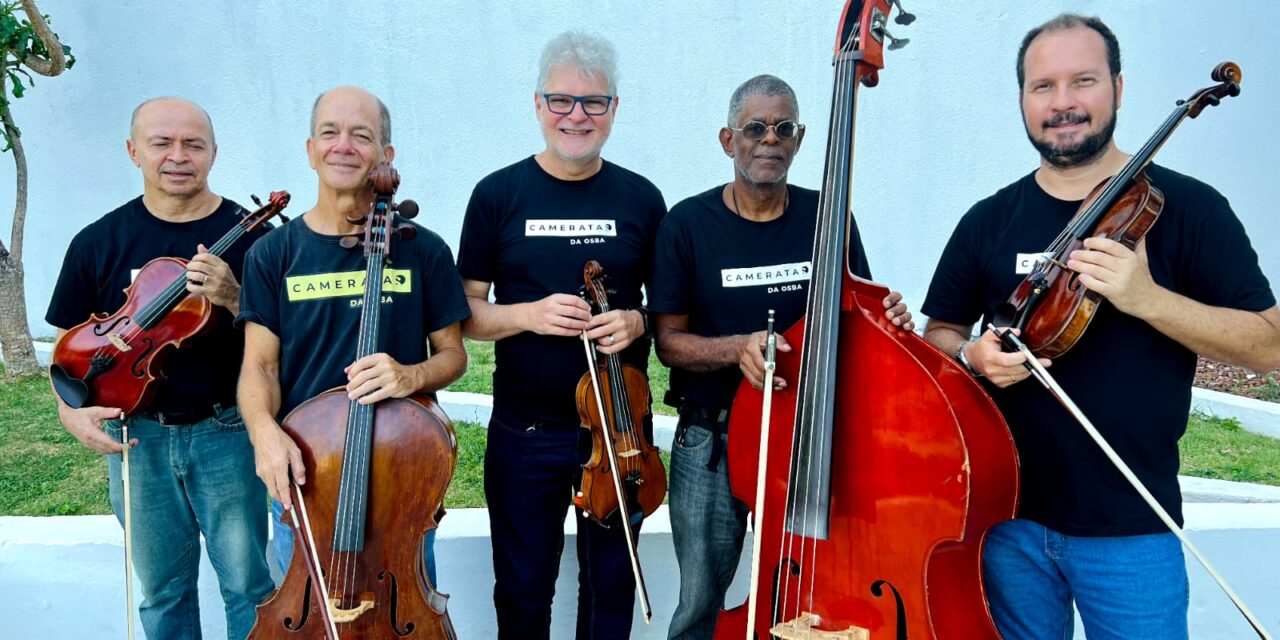 Primeira terça-feira do mês: Camerata Bahia Cordas anima a Terça Musical de maio