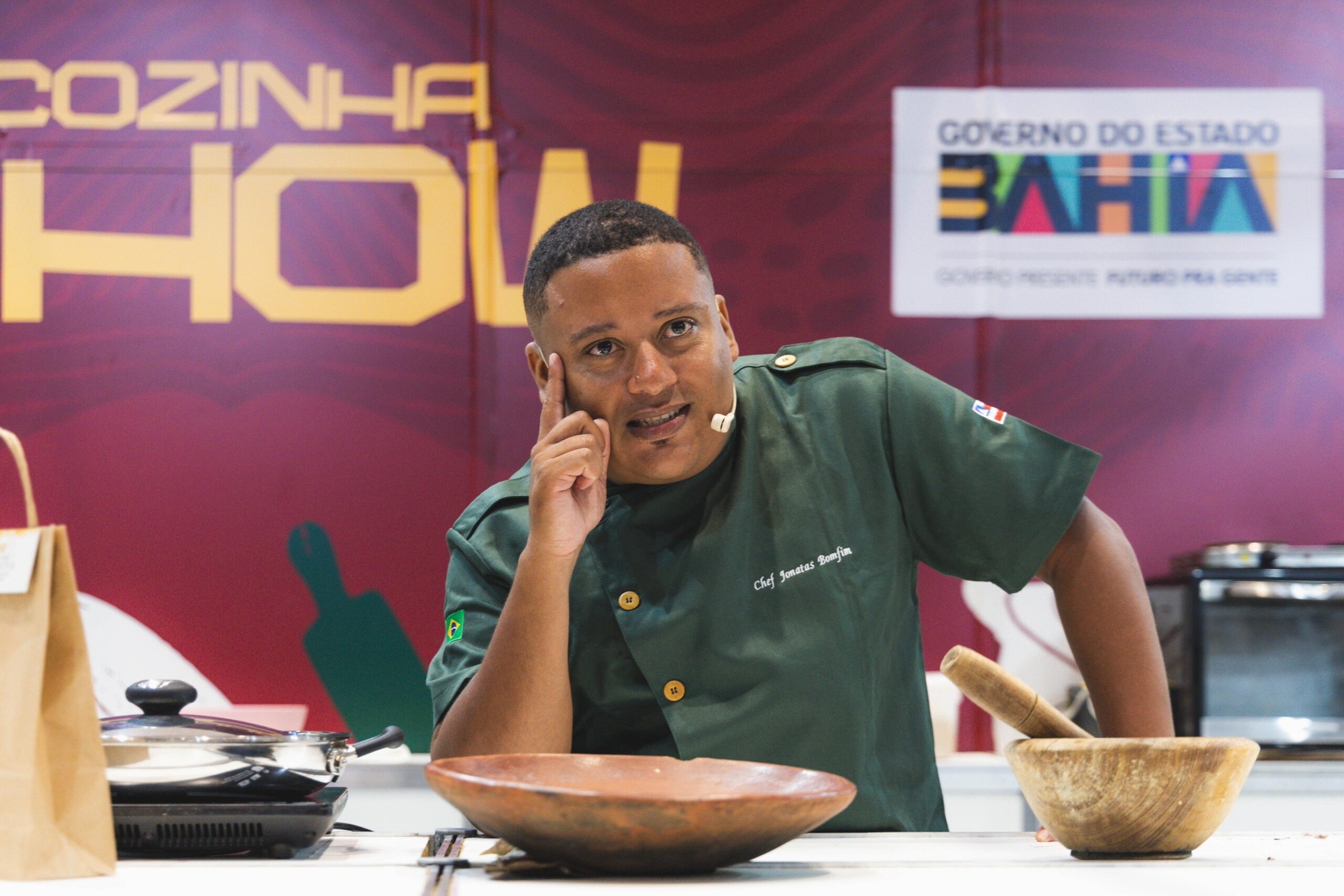 Chef Jônatas Bomfim participa do 1º Festival da Economia Popular e Solidária do Brasil, domingo (11)