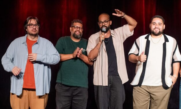 Humoristas Magali Moraes, Well Fonseca, Daniel Ferreira e Tiago Banha encerram temporada do “Show de Comédia Show” no Teatro Sesi
