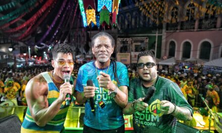 Torcida Brasil Olodum encerra participação no São João da Bahia com festa, futebol e celebração no Pelourinho