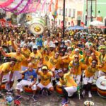 Torcida Brasil Olodum volta ao Pelourinho para acompanhar Brasil nas oitavas de final da Copa do Mundo