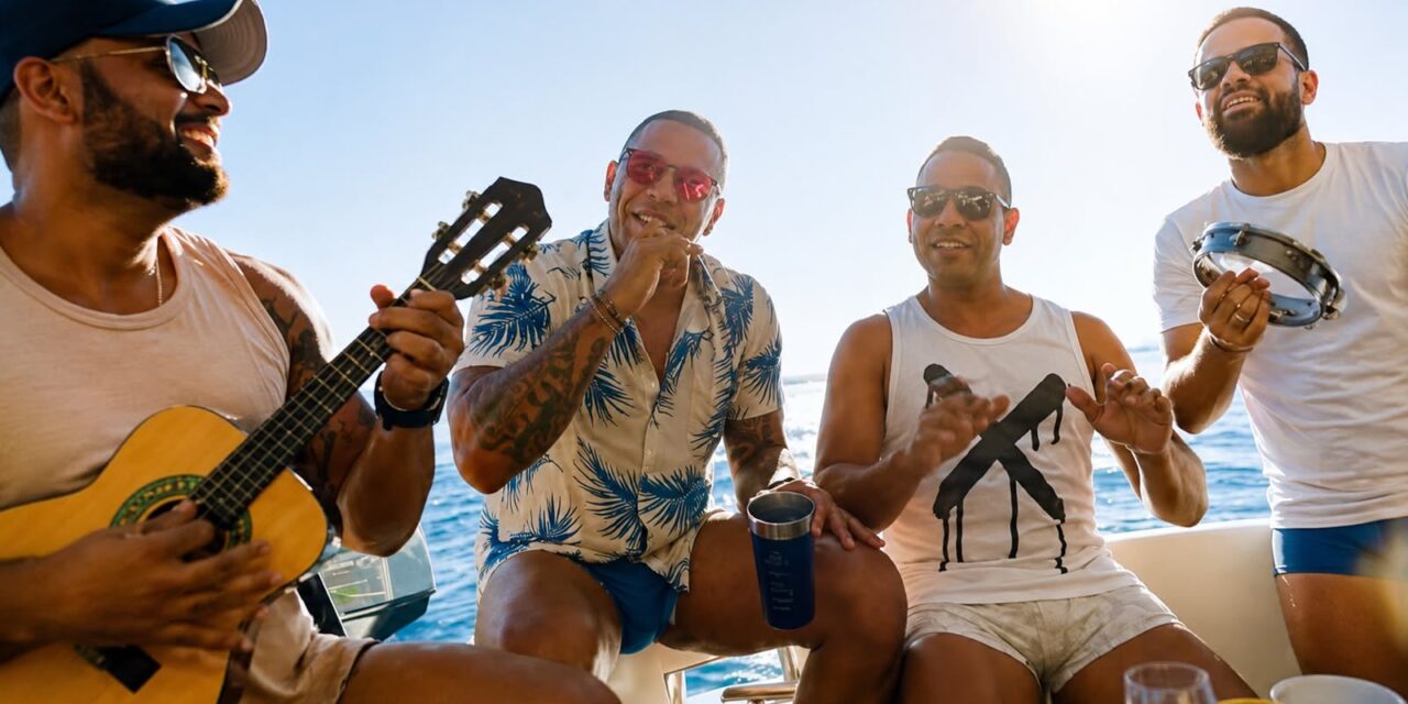 OS SUNGAS TRANSFORMAM PASSEIO DE LANCHA EM CLIPE DE “PRA RELAXAR”