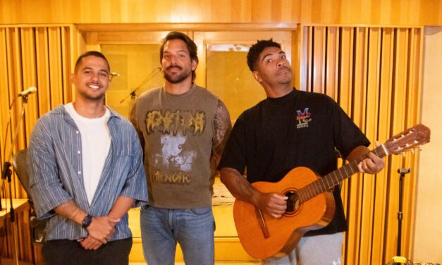 GUGA MEYRA REÚNE FELIPE PEZZONI E DENNY NOS BASTIDORES DE NOVO PROJETO